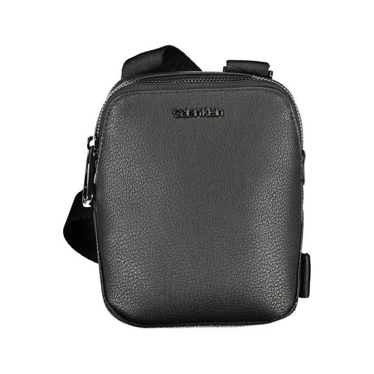 Calvin KleinCalvin Klein Sleek Black Shoulder Bag with Logo Detail1728,67403481248,Black,Calvin Klein,Men,New with tags,Shoulder Bags - Men - Bags