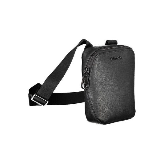 Calvin KleinCalvin Klein Sleek Black Shoulder Bag with Logo Detail1728,67403481248,Black,Calvin Klein,Men,New with tags,Shoulder Bags - Men - Bags