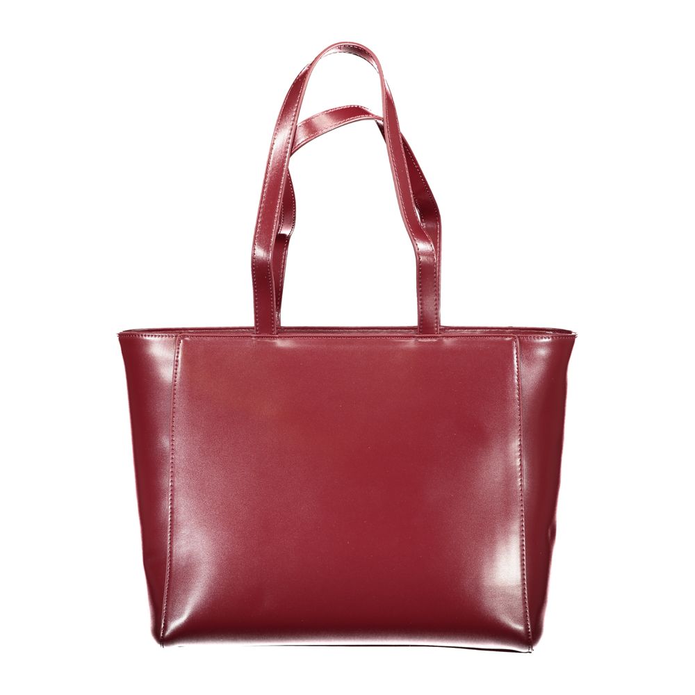 Mario Valentino Rosso Polyurethane Women Shoulder Bag
