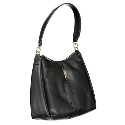Tommy Hilfiger Black Polyester Women Shoulder Bag