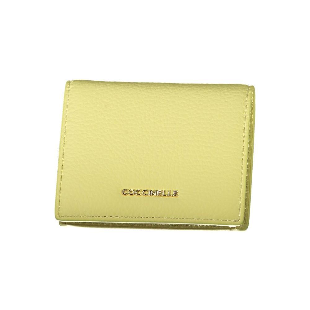 CoccinelleCoccinelle Yellow Leather Wallet1728,67403481248,Coccinelle,New with tags,Wallets - Women - Bags,Women,Yellow
