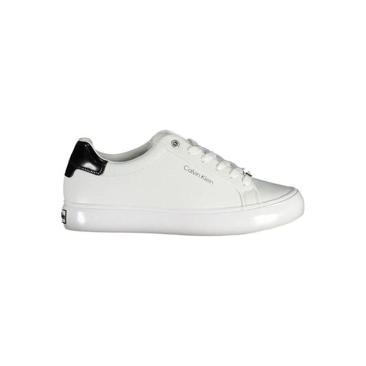 Calvin Klein White Leather Women Sneaker 1728,67403481248,Calvin Klein,EU36/US6,EU37/US7,EU38/US8,EU39/US9,EU40/US10,EU41/US11,New with tags,Shoes,Sneakers - Women - Shoes,White,Women,Women - Shoes Calvin Klein CA-20203-EU38/US8