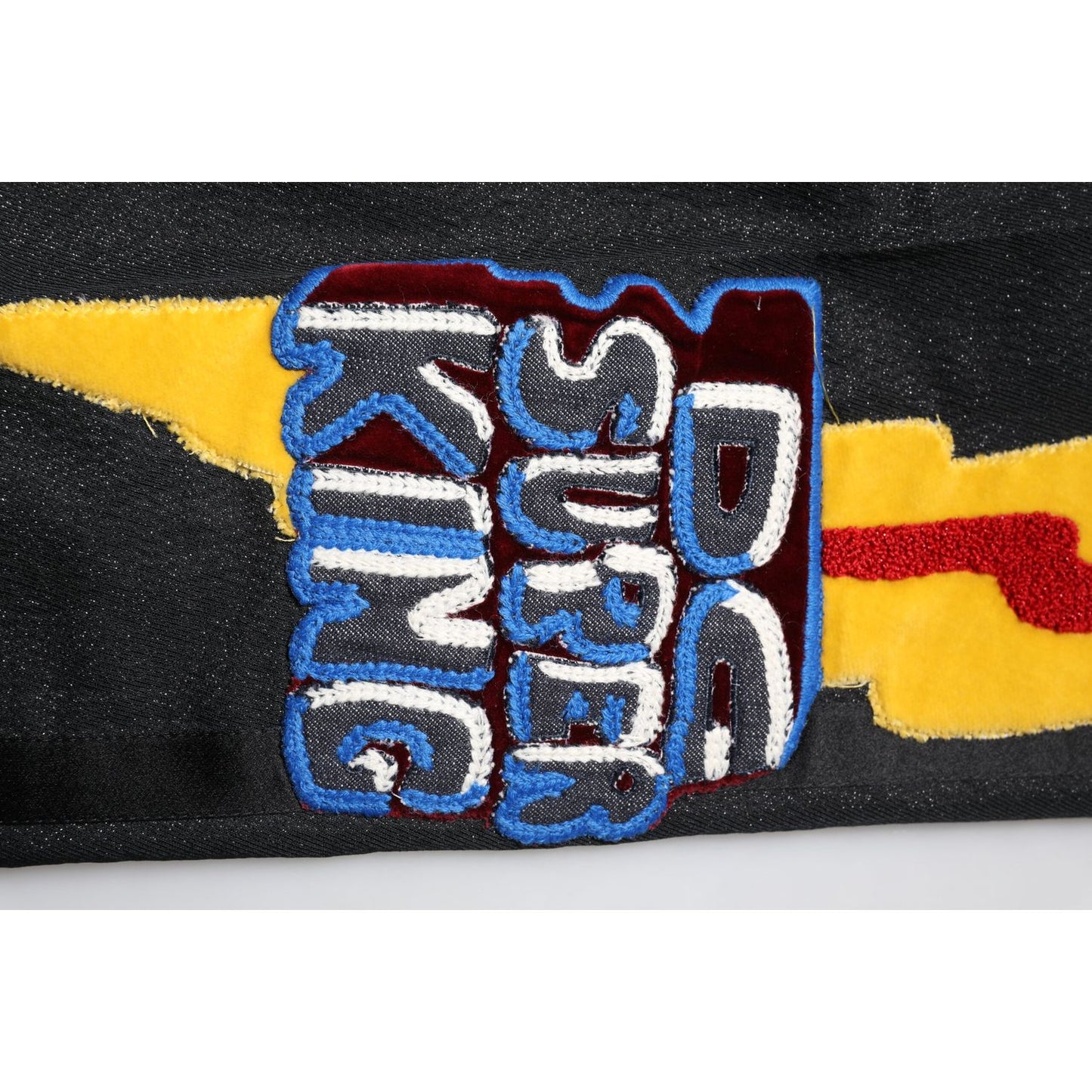 Dolce & Gabbana Black Graphic Embroidery Men Pants Dolce & Gabbana