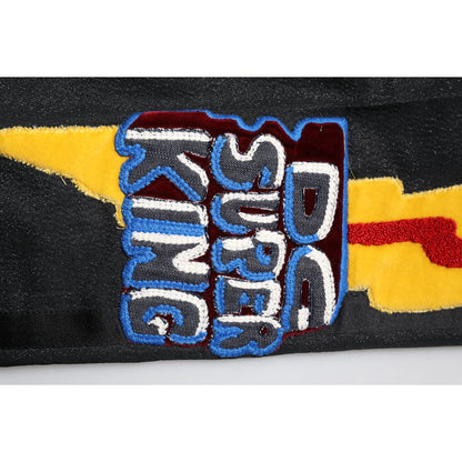 Dolce & Gabbana Black Graphic Embroidery Men Pants Dolce & Gabbana