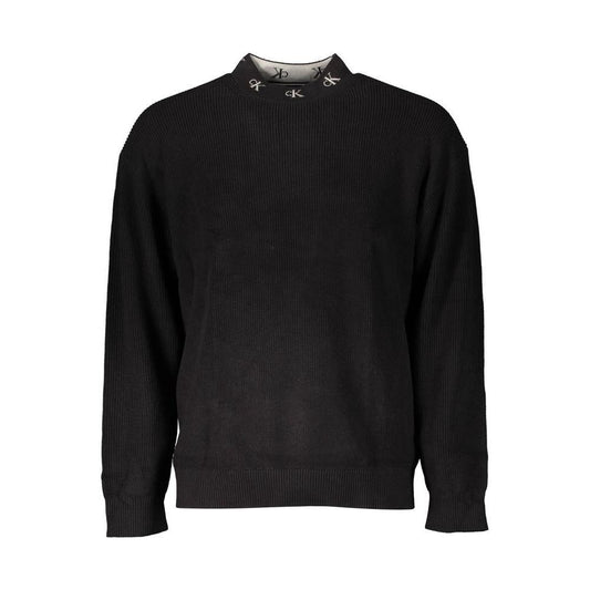 Calvin Klein Black Cotton Men Sweater