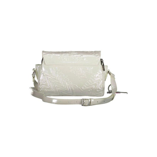 Desigual White Polyethylene Women Handbag 1728,67403481248,Bags,Desigual,Handbags - Women - Bags,New with tags,White,Women,Women - Bags Desigual DE-19518