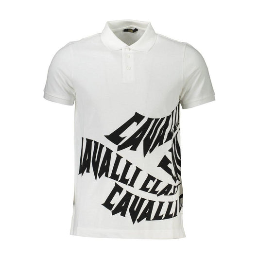 Cavalli ClassCavalli Class White Cotton Men Polo1728,67403481248,Cavalli Class,Men,New with tags,Polo Shirt - Men - Clothing,White,XL