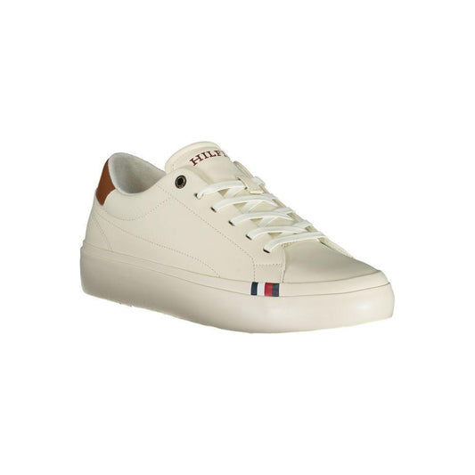 Tommy HilfigerTommy Hilfiger White Polyethylene Men Sneaker1728,67403481248,EU46,Men,New with tags,Sneakers - Men - Shoes,Tommy Hilfiger,White