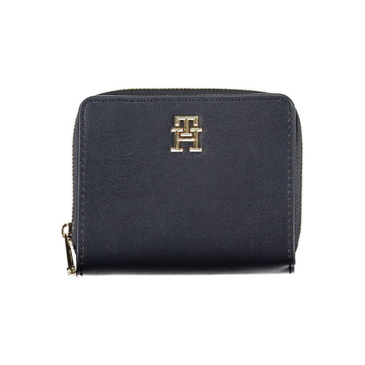 Tommy Hilfiger Sleek Blue Polyethylene Wallet 1728,67403481248,Bags,Blue,New with tags,Tommy Hilfiger,Wallets - Women - Bags,Women,Women - Bags Tommy Hilfiger TO-27149