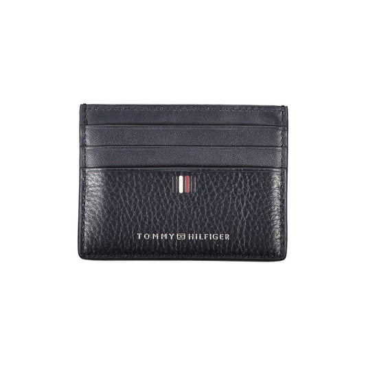 Tommy Hilfiger Blue Leather Men Wallet