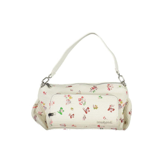 Desigual White Polyethylene Handbag 1728,67403481248,Bags,Desigual,Handbags - Women - Bags,New with tags,White,Women,Women - Bags Desigual DE-28935