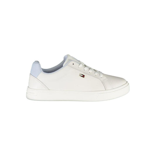 Tommy Hilfiger White Polyester Sneaker 1728,67403481248,EU39/US9,EU40/US10,EU41/US11,New with tags,Shoes,Sneakers - Women - Shoes,Tommy Hilfiger,White,Women,Women - Shoes Tommy Hilfiger TO-29000-EU39/US9
