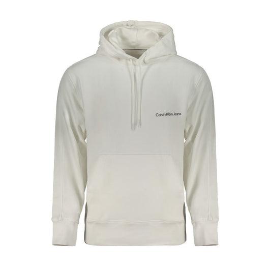 Calvin Klein White Cotton Sweatshirt Calvin Klein