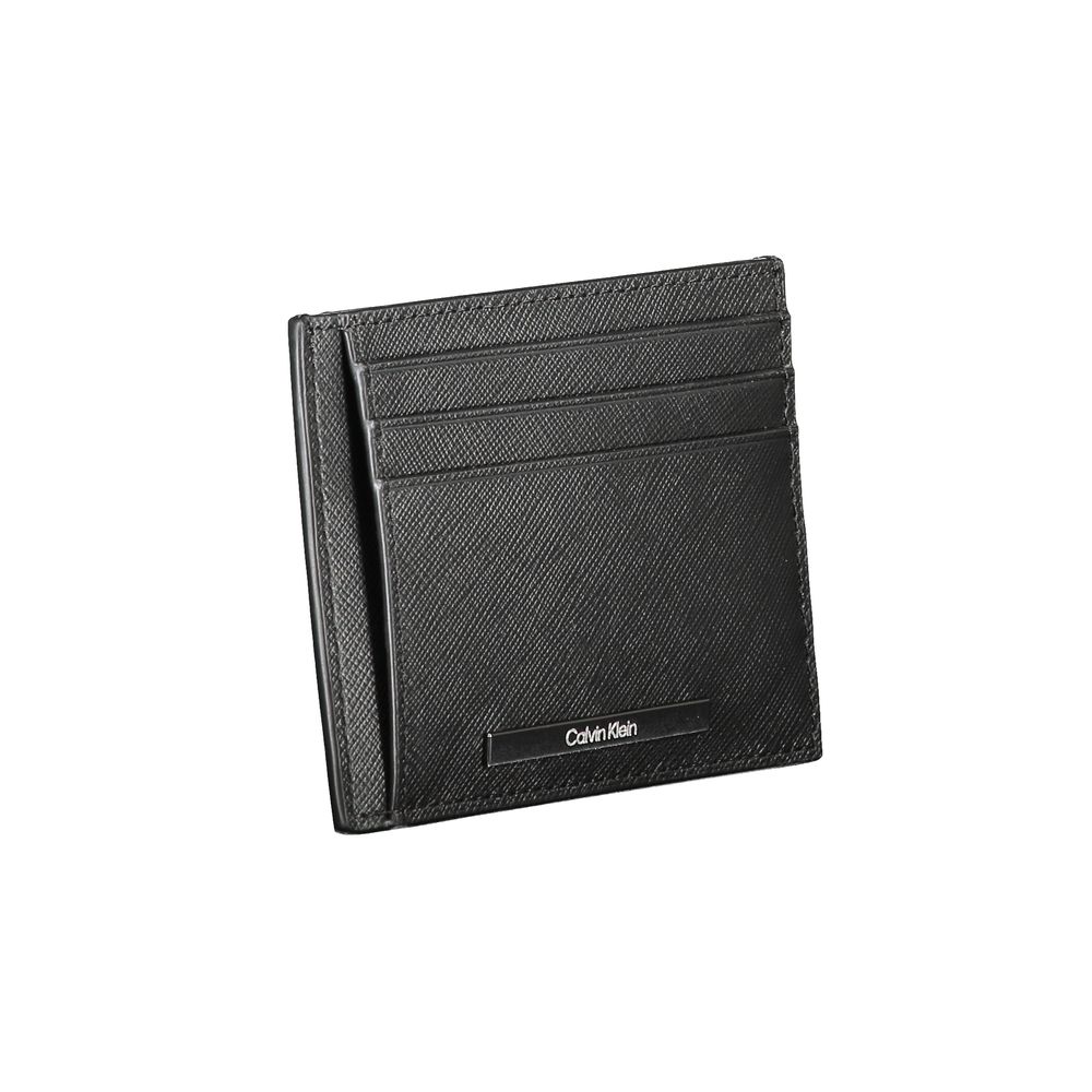 Calvin Klein Black Leather Wallet Calvin Klein