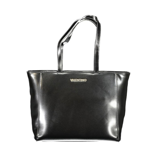 Mario Valentino Black Polyurethane Women Shoulder Bag