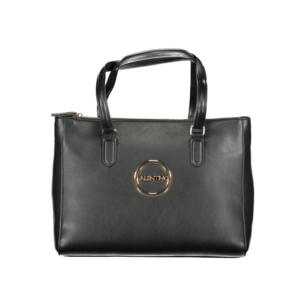Mario Valentino Black Polyurethane Women Handbag