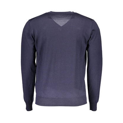 Harmont & Blaine Blue Wool Men's Sweater