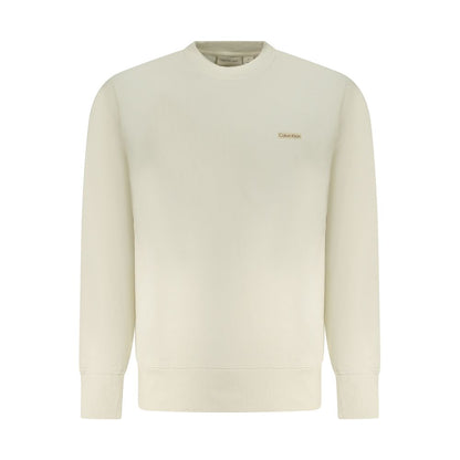 Calvin Klein Beige Cotton Men's Sweatshirt