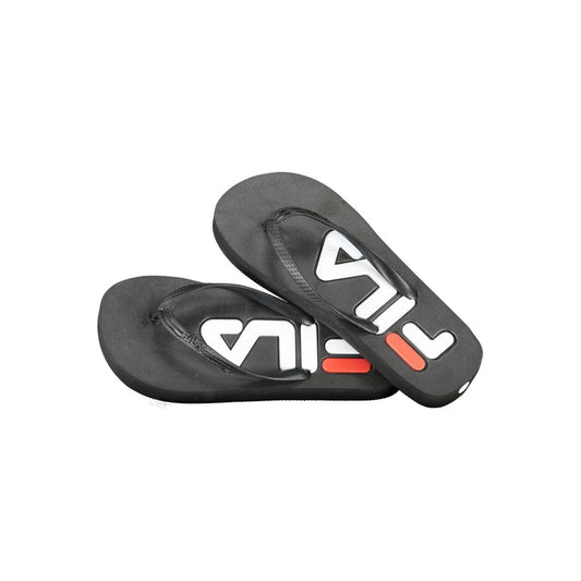 Fila Black Polyurethane Women Slipper
