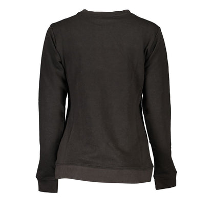 Cavalli Class Black Cotton Sweatshirt Cavalli Class