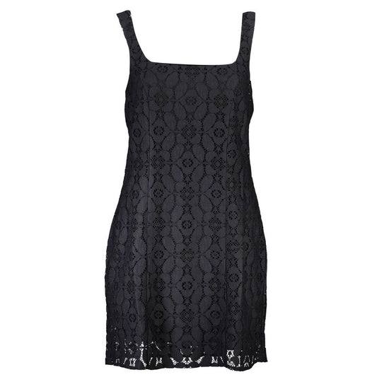 Desigual Black Polyester Women Dress 1728,67403481248,Black,Casual - Dresses - Clothing,Clothing,Desigual,Dresses - Clothing,L,M,New with tags,Pattern - Dresses - Clothing,Short - Dresses - Clothing,Sleeveless - Dresses - Clothing,Women
