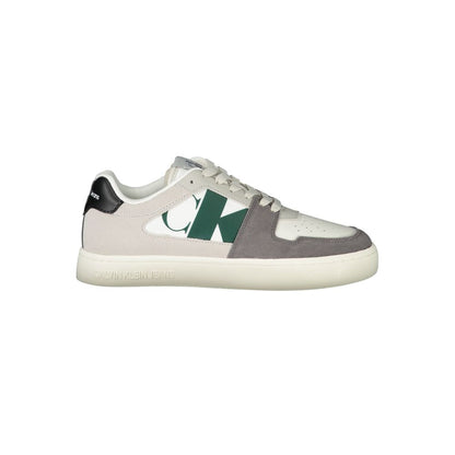 Calvin Klein White Polyester Men Sneaker 1728,67403481248,Athletic - Sneakers - Shoes,Calvin Klein,EU40/US7,EU41/US8,EU42/US9,EU43/US10,EU44/US11,EU45/US12,Men,New with tags,Shoes,Sneakers - Shoes,White