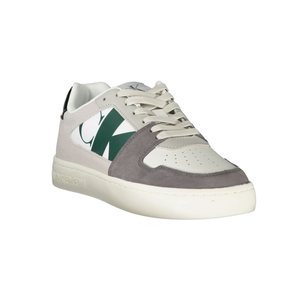 Calvin Klein White Polyester Men Sneaker 1728,67403481248,Athletic - Sneakers - Shoes,Calvin Klein,EU40/US7,EU41/US8,EU42/US9,EU43/US10,EU44/US11,EU45/US12,Men,New with tags,Shoes,Sneakers - Shoes,White