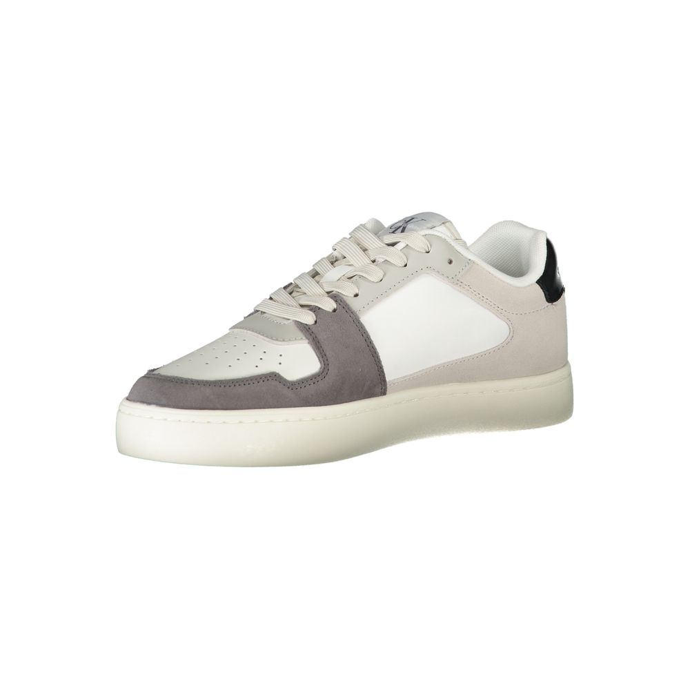 Calvin Klein White Polyester Men Sneaker 1728,67403481248,Athletic - Sneakers - Shoes,Calvin Klein,EU40/US7,EU41/US8,EU42/US9,EU43/US10,EU44/US11,EU45/US12,Men,New with tags,Shoes,Sneakers - Shoes,White
