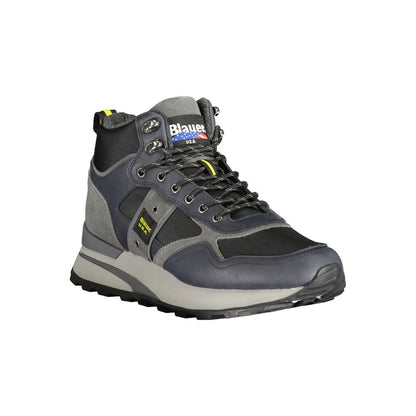 Blauer Blue Polyurethane Men Sneaker
