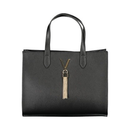 Mario Valentino Black Polyurethane Women Handbag