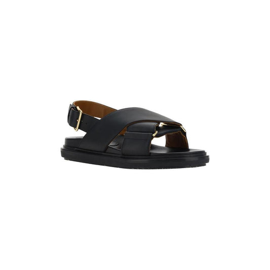 Marni Fussbett Sandals 1728,72470364320,Black,EU36.5/US6.5,EU36/US6,EU37/US7,EU38/US8,Marni,New with tags,Sandals - Women - Shoes,Shoes,Women,Women - Shoes Marni MA-FBMS015701P361400N99-EU36/US6
