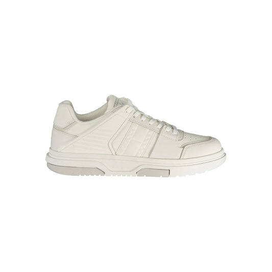 Tommy Hilfiger White Polyester Athletic Sneakers
