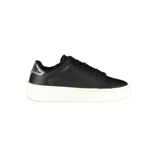 Tommy Hilfiger Black Leather Women Sneaker 1728,67403481248,Black,EU36/US6,EU37/US7,EU38/US8,EU39/US9,EU40/US10,New with tags,Shoes,Sneakers - Women - Shoes,Tommy Hilfiger,Women,Women - Shoes Tommy Hilfiger TO-25023-EU36/US6