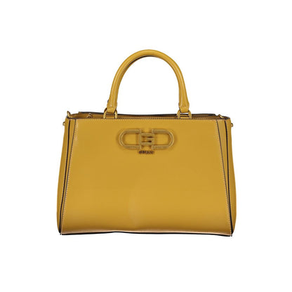 Guess Jeans Giallo Poliuretano Women Handbag