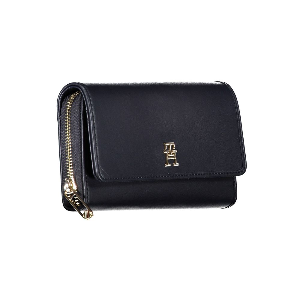 Tommy Hilfiger Blue Polyurethane Women Wallet
