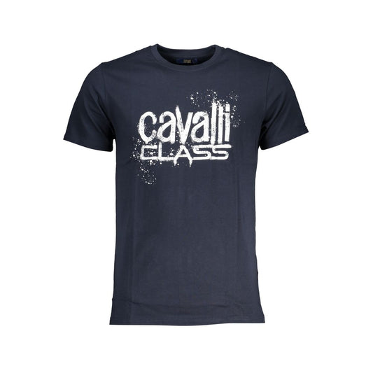 Cavalli Class Blu Cotton Men T-Shirt 1728,67403481248,Blue,Cavalli Class,Clothing,Men,New with tags,T-Shirts - Clothing,T-Shirts - T-Shirts - Clothing,XL