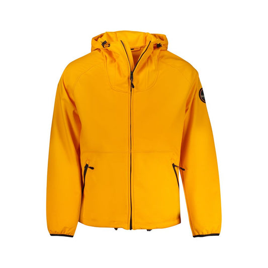 Napapijri Orange Polyester Shell Jacket
