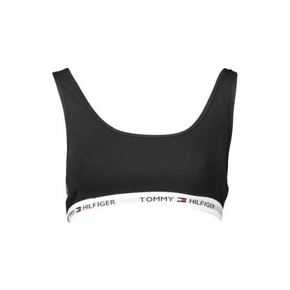 Tommy Hilfiger Black Cotton Women's Sports Bra