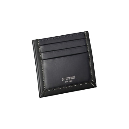 Tommy Hilfiger Blue Leather Men Wallet