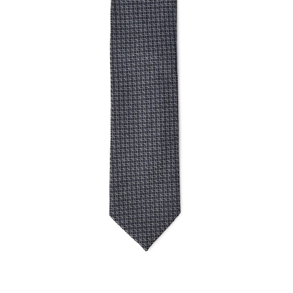 Jil Sander Gray Silk Tie