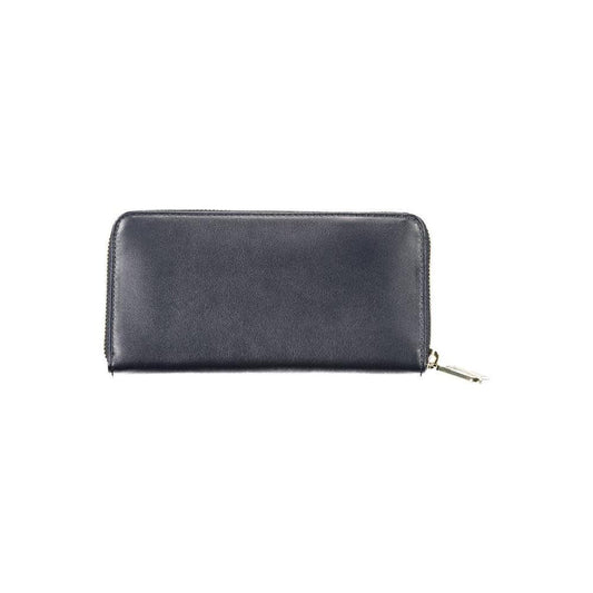 Tommy Hilfiger Blue Leather Women Wallet