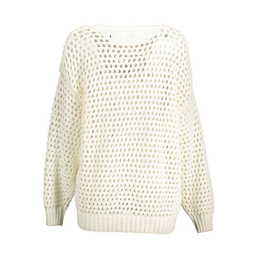 Gant White Cotton Women Sweater 1728,67403481248,Clothing,Gant,L,M,New with tags,Sweaters - Women - Clothing,White,Women,Women - Clothing,XL Gant GA-14738-L