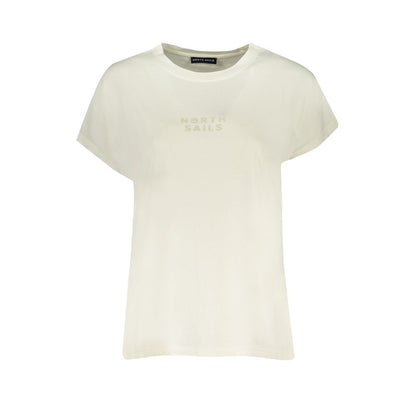 North Sails White Cotton T-Shirt North Sails