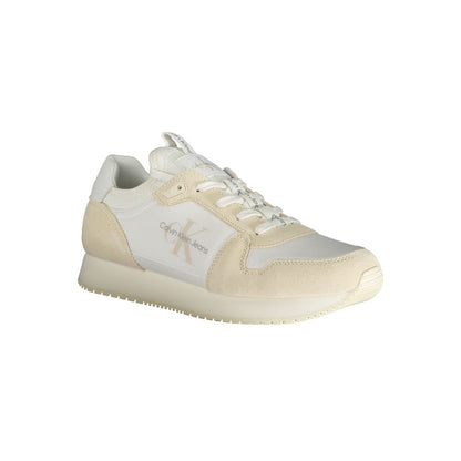 Calvin Klein White Polyester Men Sneaker 1728,67403481248,Athletic - Sneakers - Shoes,Calvin Klein,EU40/US7,EU41/US8,EU42/US9,EU43/US10,EU44/US11,EU45/US12,Men,New with tags,Shoes,Sneakers - Shoes,White