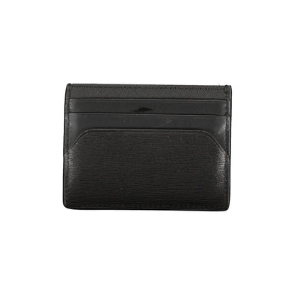 Tommy Hilfiger Black Leather Men Wallet