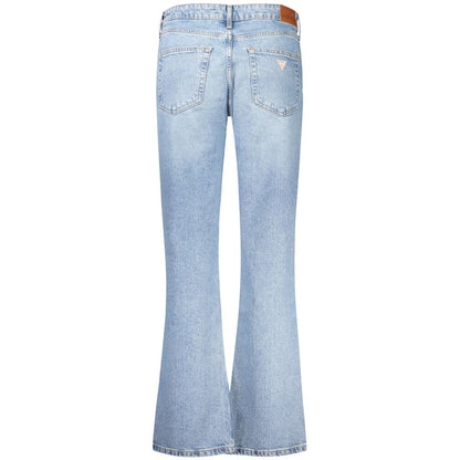 Guess Jeans Blue Cotton Straight-Leg Jeans Guess Jeans
