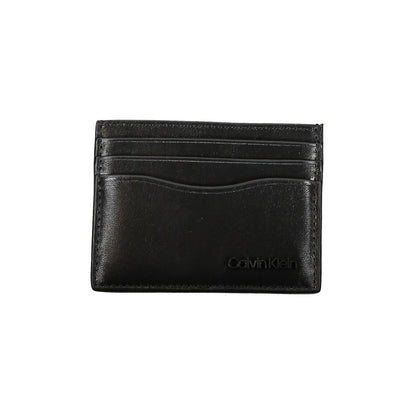 Calvin Klein Black Leather Wallet Calvin Klein