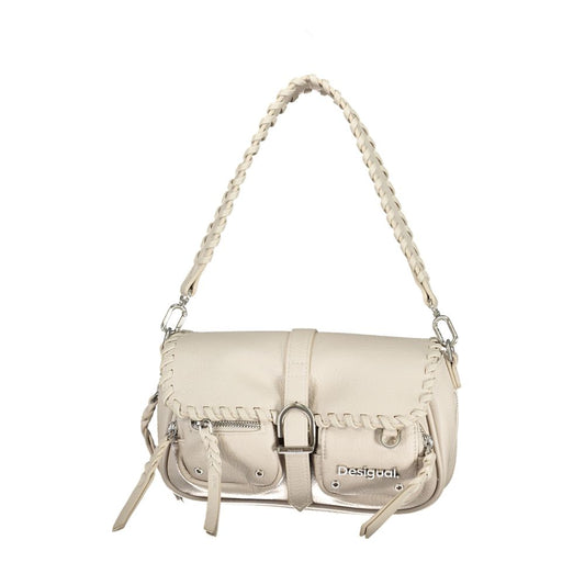 Desigual White Polyethylene Handbag 1728,67403481248,Bags,Desigual,Handbags - Women - Bags,New with tags,White,Women,Women - Bags Desigual DE-28058