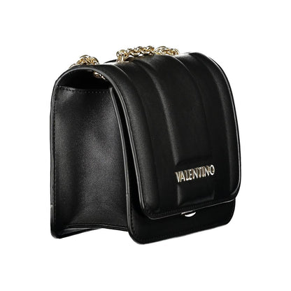 Mario Valentino Nero Polyurethane Women Shoulder Bag
