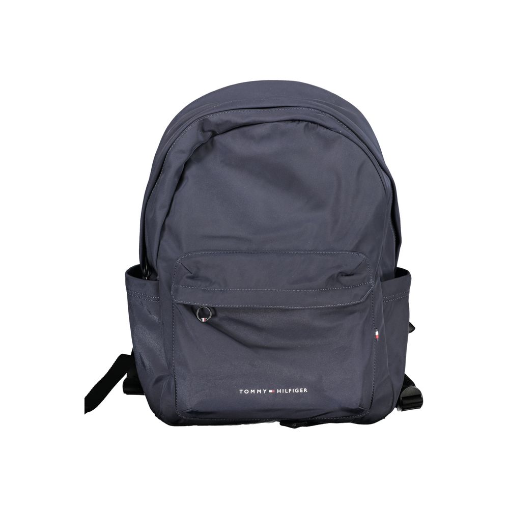 Tommy Hilfiger Blu Polyester Men Backpack